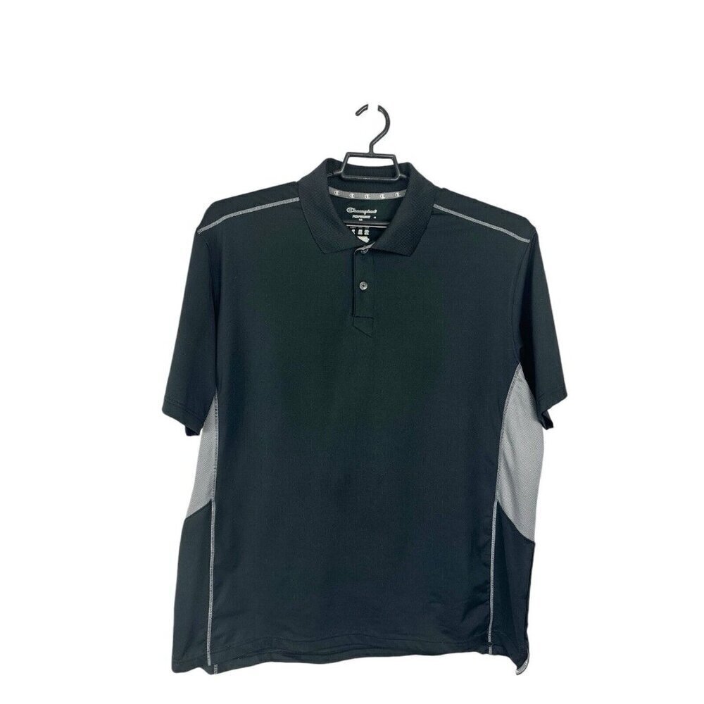 Champion Performax Polo Shirt Men's‎ XL Black Gray EUC
